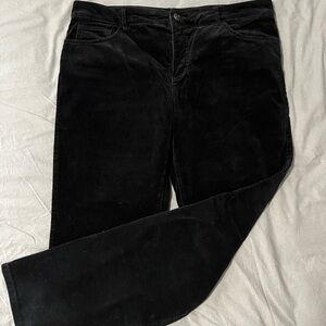Women's Chaps Black Corduroy Jeans size 14
